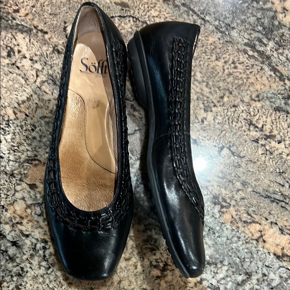 Sofft Women's Black Leather Shoes